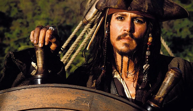 Sólo se le ve bien a Johnny..., en la primera película. - Chilango