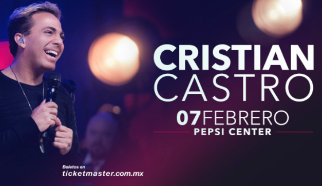 Cristian Castro en el Pepsi Center - Chilango