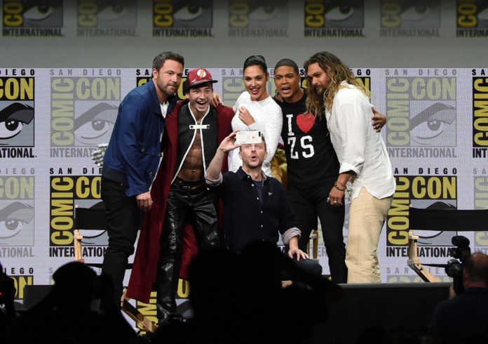 'La Liga de la Justicia' en Comic-Con La Liga de la Justicia en Comic-Con