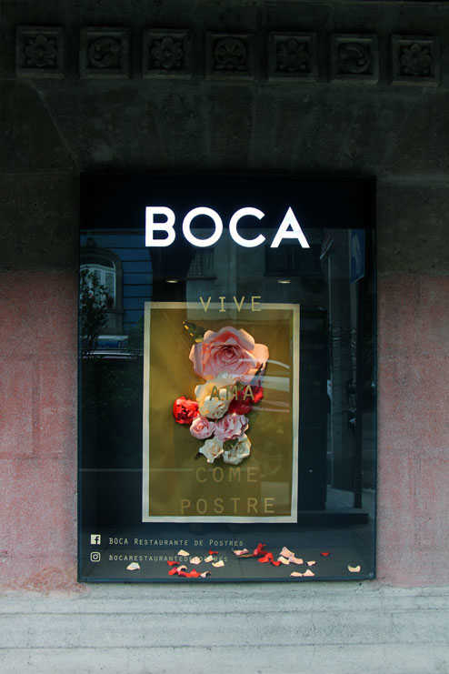 Escaparate de BOCA