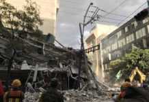 Así se vivió el temblor en cinco zonas de la ciudad Edificio en San Luis Potosí y Medellín después del temblor