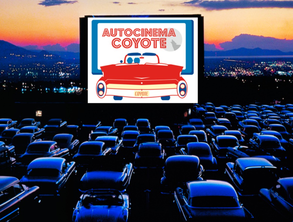 Cartelera del autocinema coyote en enero