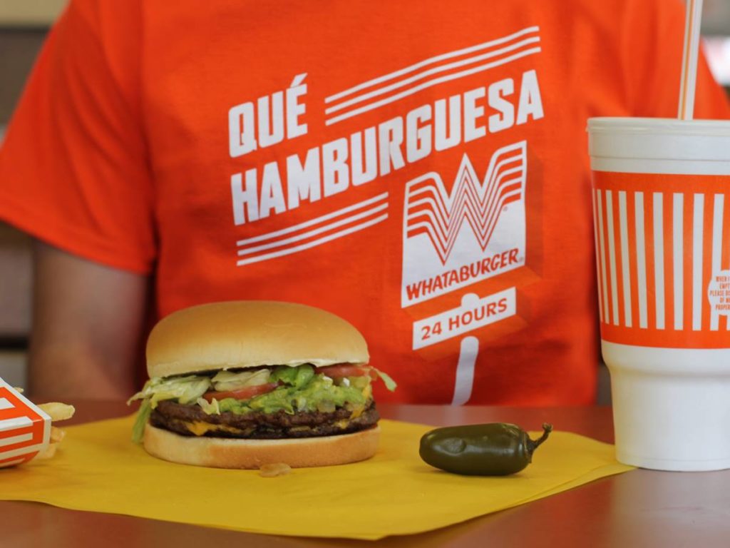 Hamburguesa de Whataburger