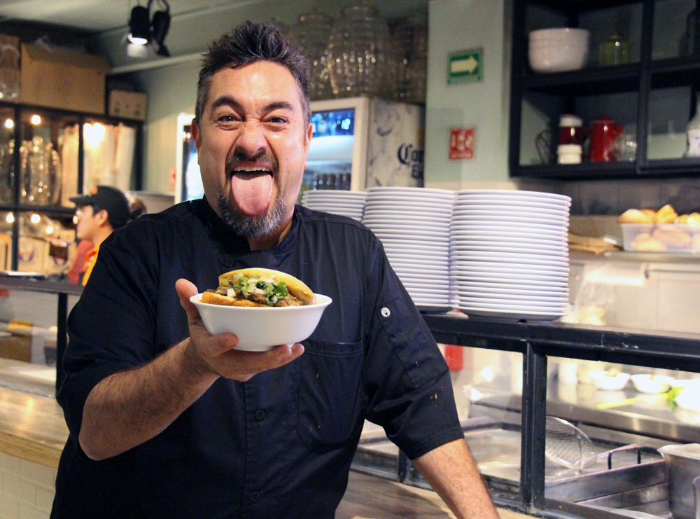 El chef Toño de Livier