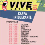 Horarios del Vive Latino 2018