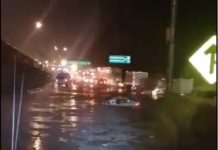 lluvias provocaron inundación en la carretera México-Toluca