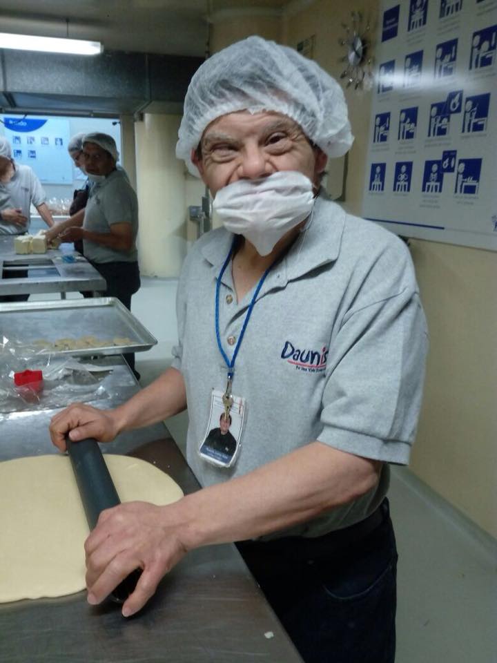 tamales hechos por personas con síndrome de down