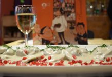 RAVIOLI DE CHILE EN NOGADA