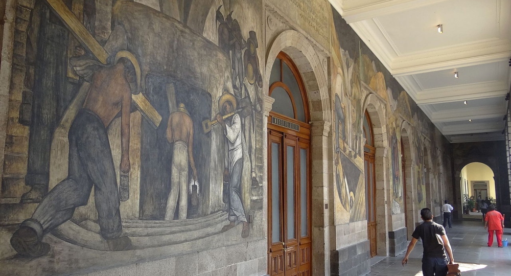 Murales de Diego Rivera en la SEP