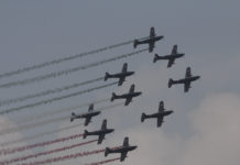 Show aéreo gratis en la Feria Aeroespacial 2019