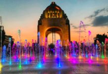 verdi en el monumento a la revolución