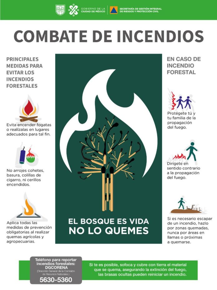 chilango - Saquen el cubrebocas: incendios y mala calidad de aire en la ...