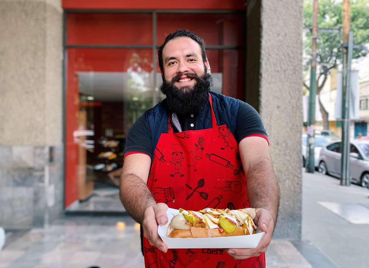 Hot dogs blancos en Big Foot Sausages