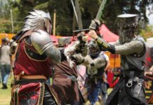 Mira asombrosos combates en este festival medieval festival medieval en la cdmx