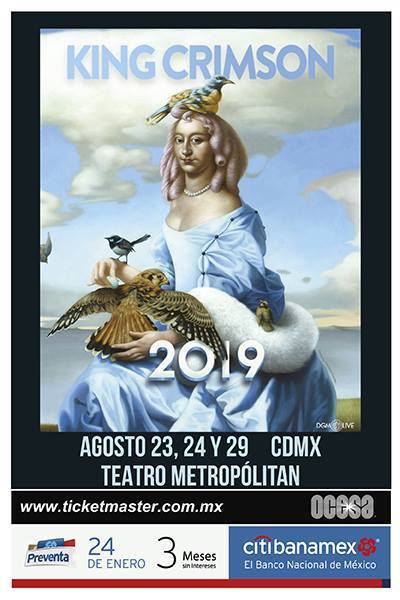 king crimson en la ciudad de México post