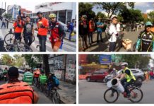 manual de voluntarios en bicicleta
