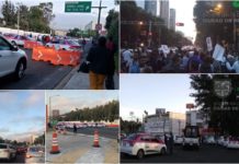 cierres por la marcha de taxistas