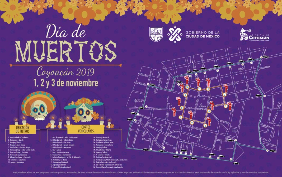 chilango ¡Así se pondrá el Día de Muertos en Coyoacán!