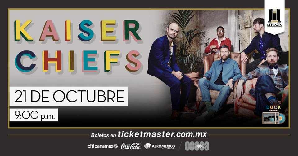 mejores conciertos de octubre en la CDMX kaiser