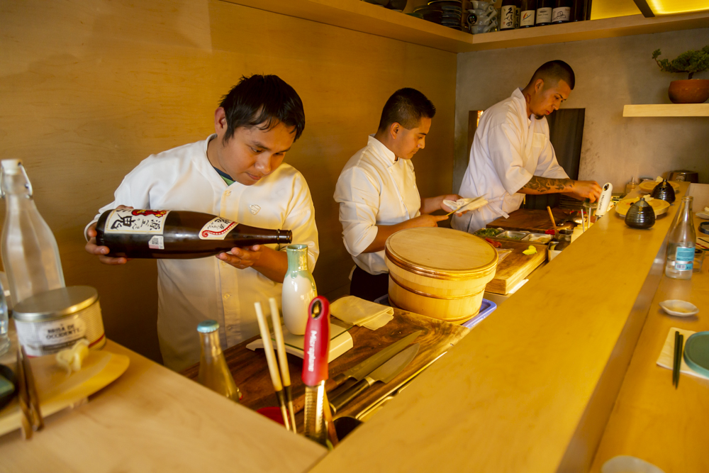sushi hand roll en CDMX