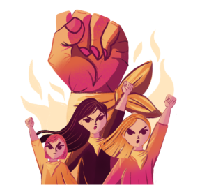 las-del-aquelarre-feminista-cruces-rosas-y-ni-una-mas