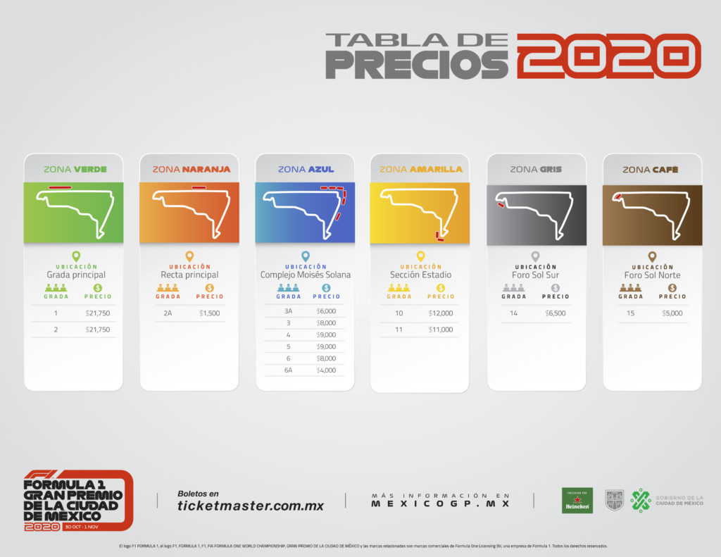 boletos para el Gran Premio