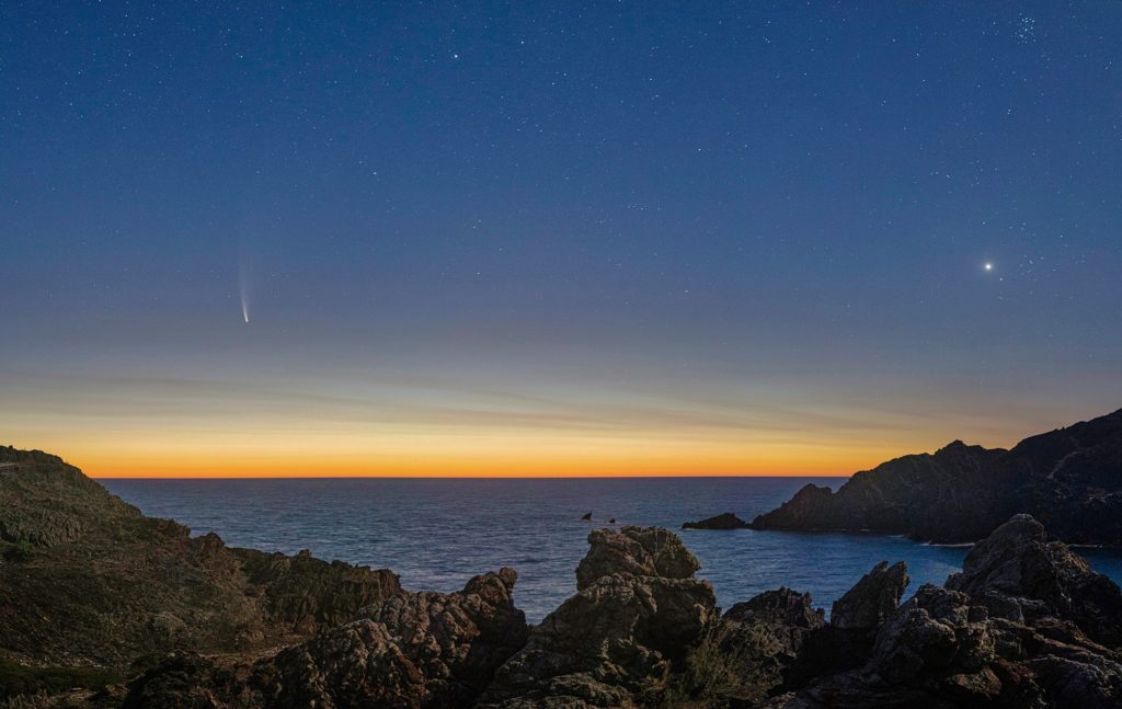 fotos del cometa Neowise