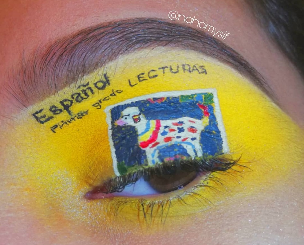 maquillaje de rótulos