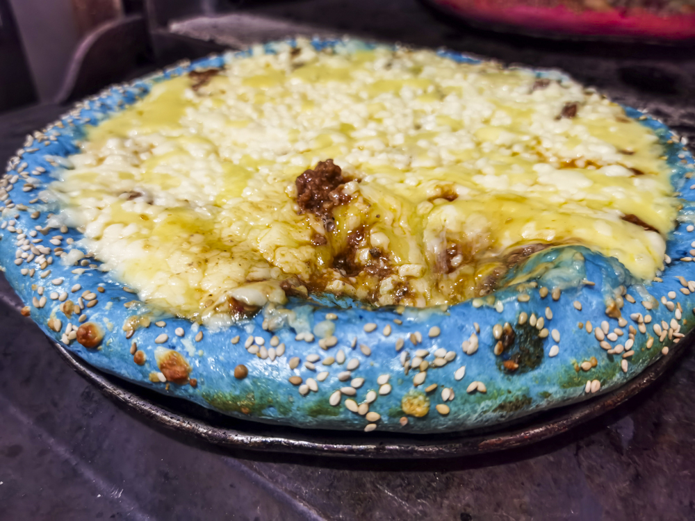 pizzas de colores