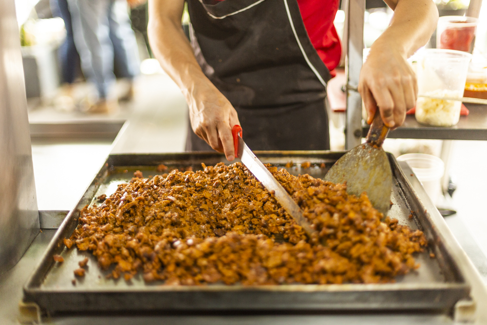 trompo de pastor vegano