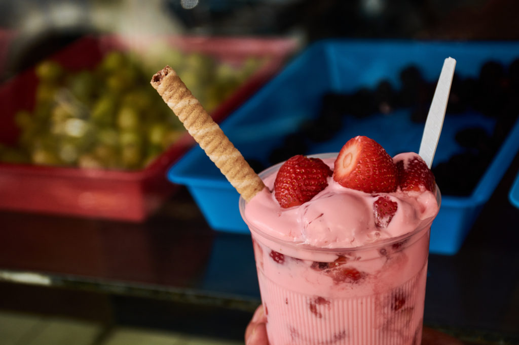 chilango La Florida 63 años con las mejores fresas con crema 🍓