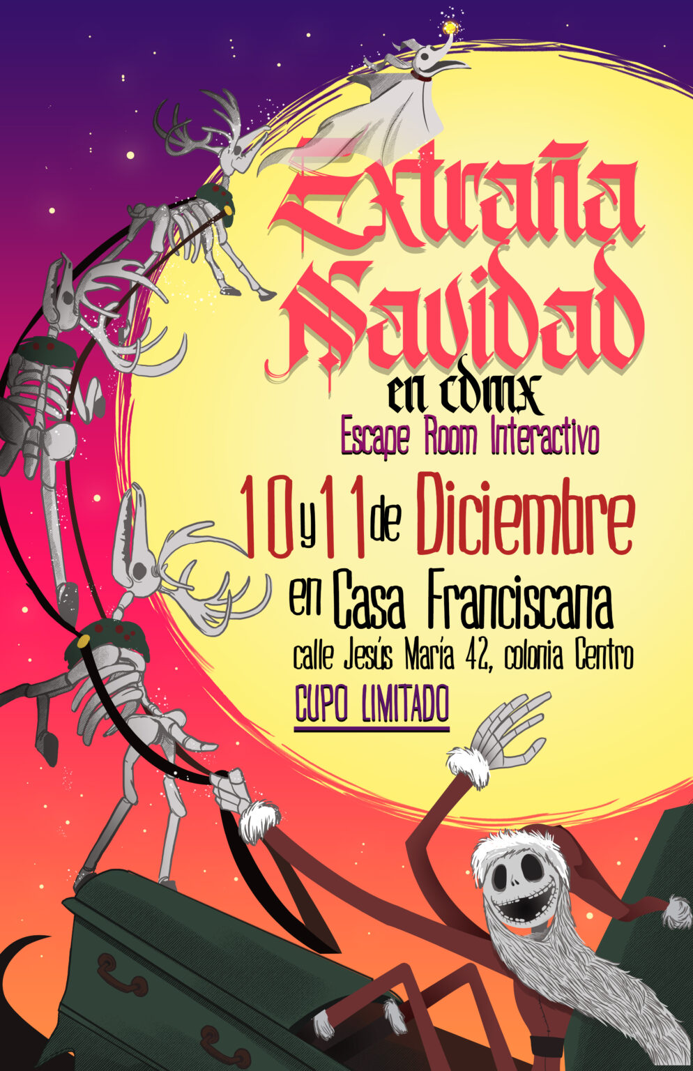 chilango ¡Vive la 'NaviDarksss' en el escape room de Tim Burton!