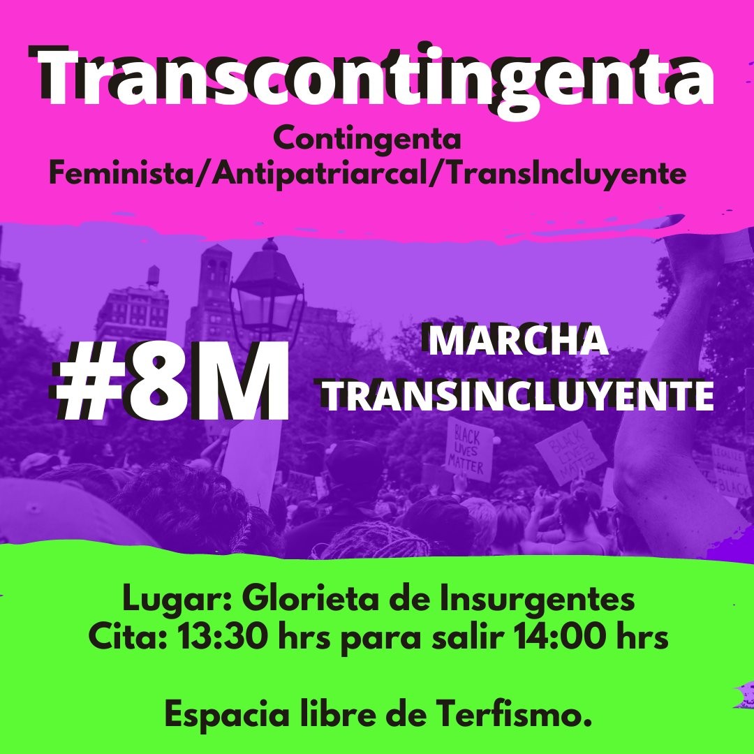 Chilango - Horarios y puntos de encuentro si vas a la marcha del 8M