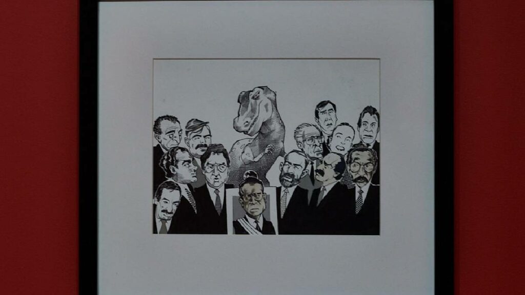 Exposición de Antonio Helguera en Los Pinos