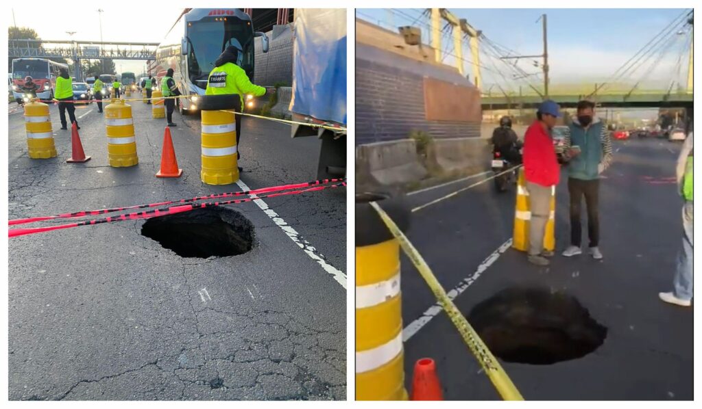 Socavón en Zaragoza