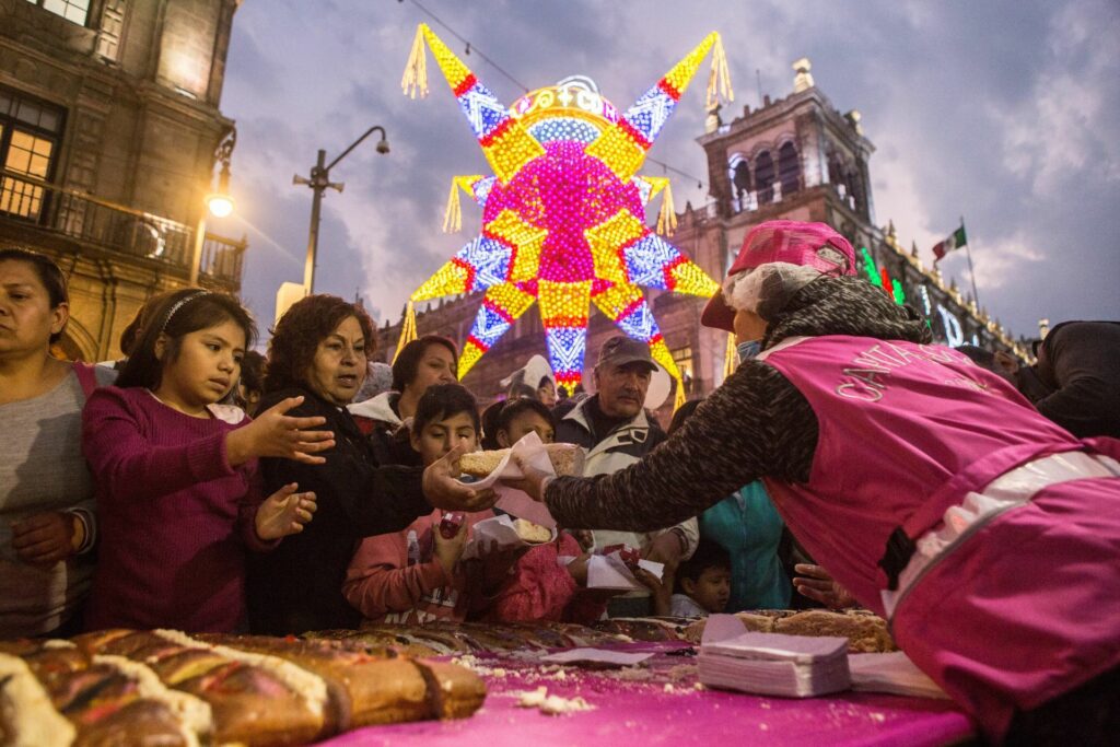 día de reyes en el Zócalo