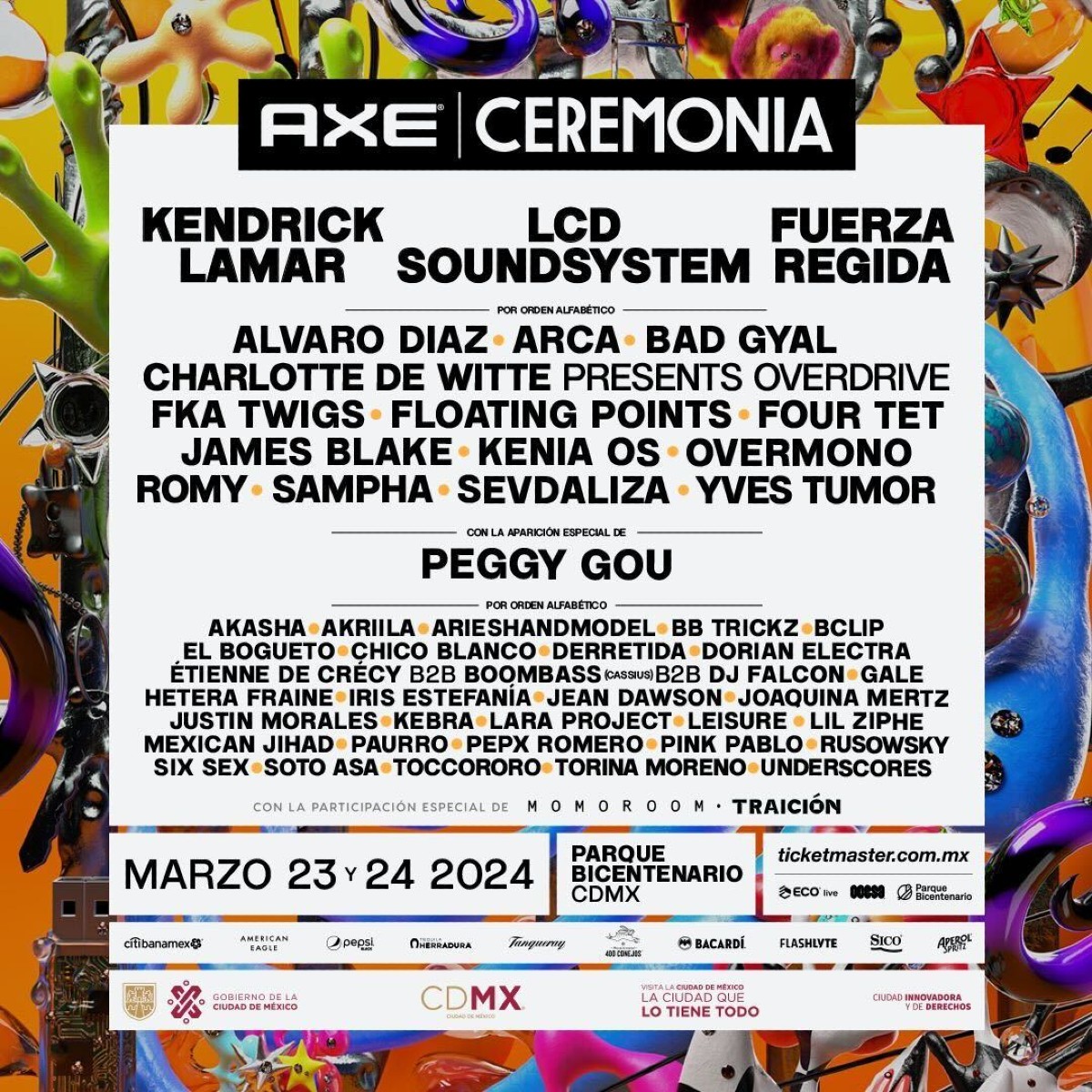Festival Ceremonia 2024: Confirman el cartel completo de la próxima ...