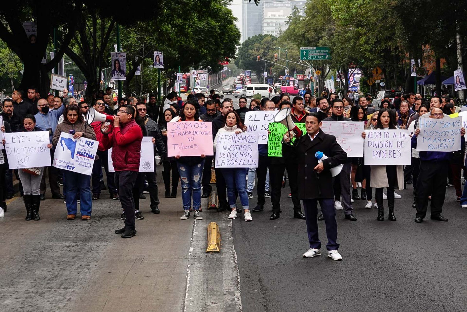 Chilango - Bloqueos de trabajadores del Poder Judicial colapsan la CDMX