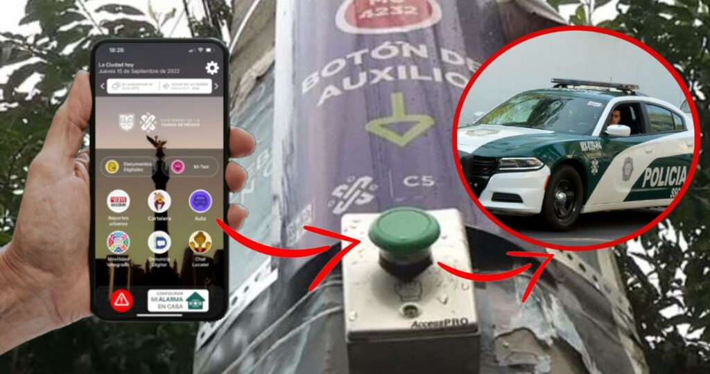 Mi alarma en casa de la app CDMX activa el botón del C2 en caso de emergencia