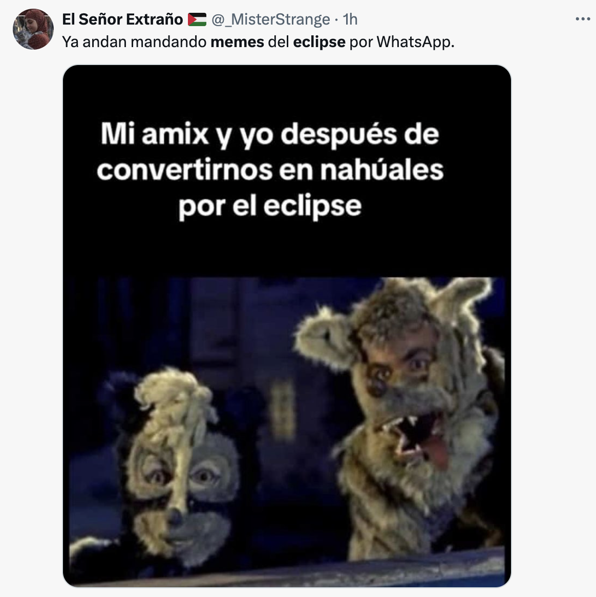 Chilango ac los memes del eclipse solar 2024