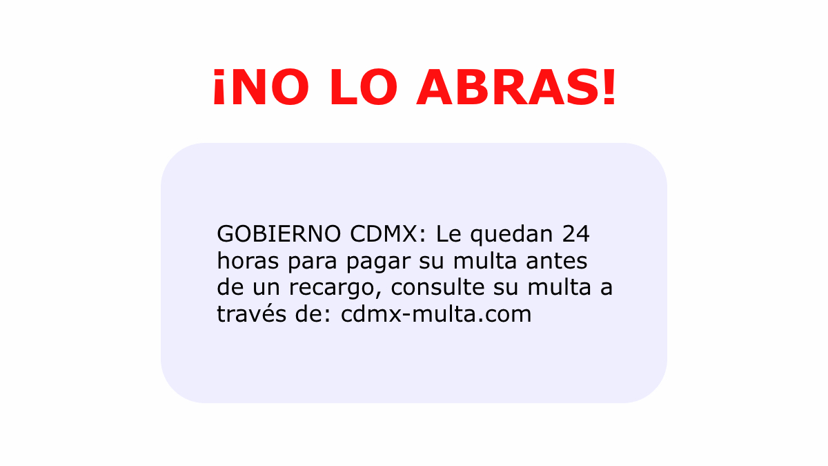 Chilango - Este es el mensaje SMS del gobierno de CDMX que no debes abrir