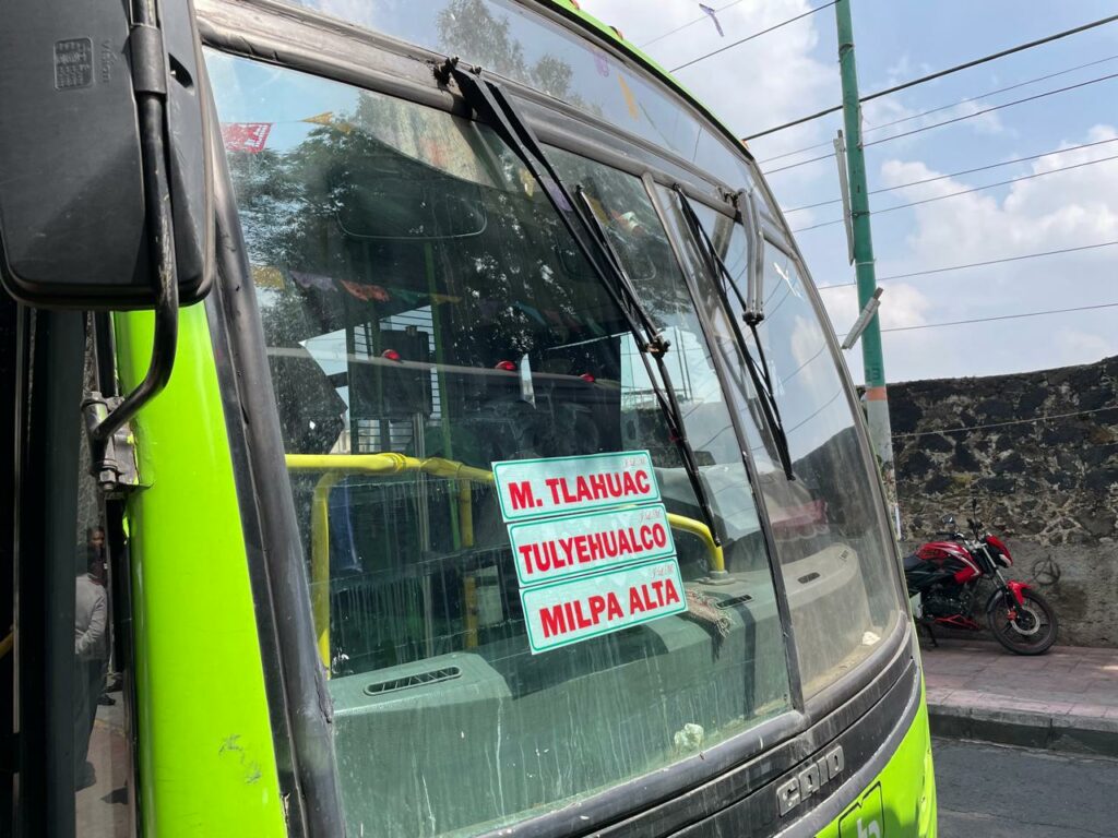 Transporte y movilidad en Milpa Alta