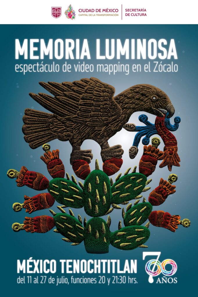 Memoria Luminosa en el Zócalo