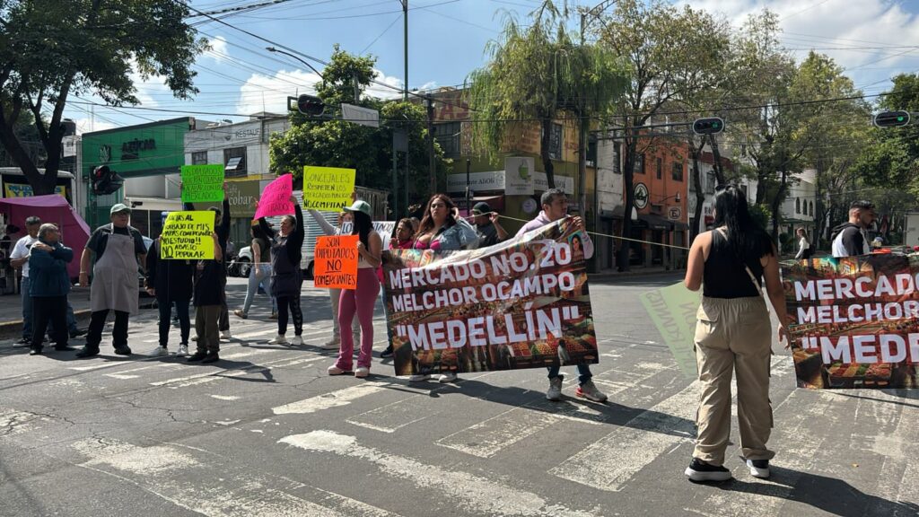 Bloqueos de comerciantes en CDMX