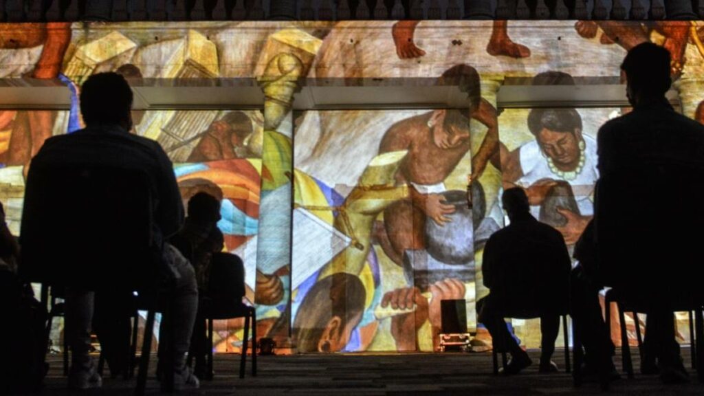 Videomapping en el Zócalo