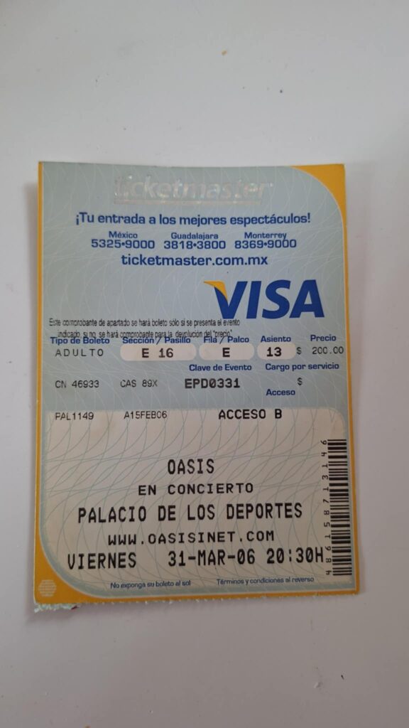 oasis concierto 2006