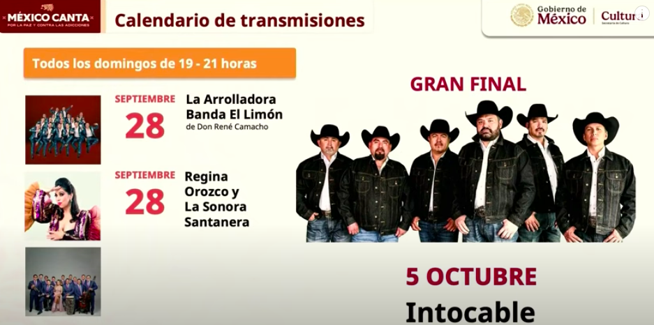Intocable se presentará en el concurso México Canta