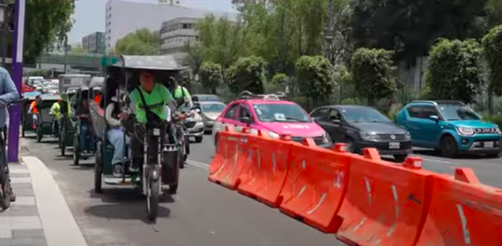 Prueba piloto de la Civlovía Gran Tenochtitlán