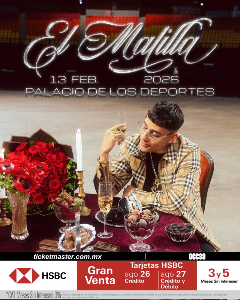 Flyer del concierto de Fernando en el Palacio de los Deportes.