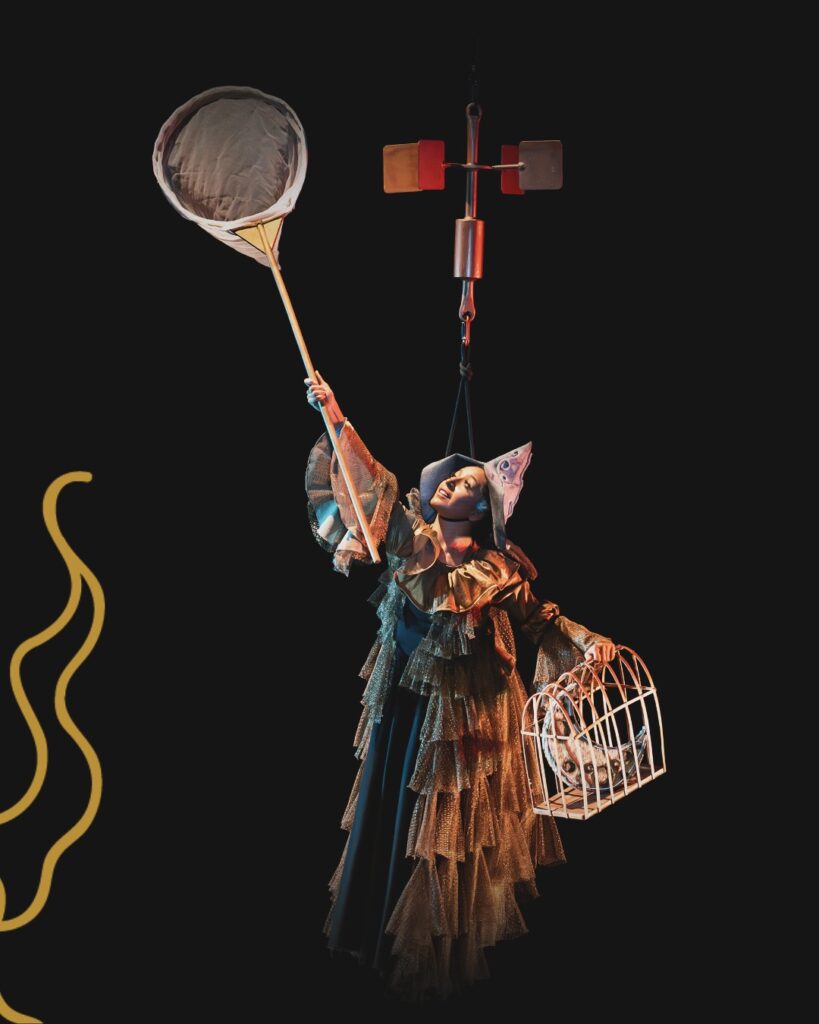 Escena de la obra El tejido de los sueños.